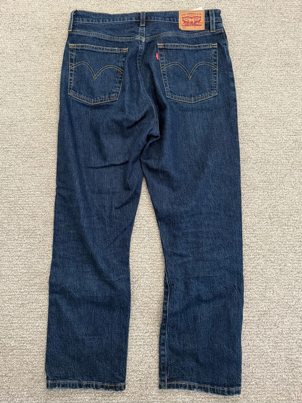 Levi’s Women’s 501 Crop Jeans - Dark Blue - Picture 5 of 8
